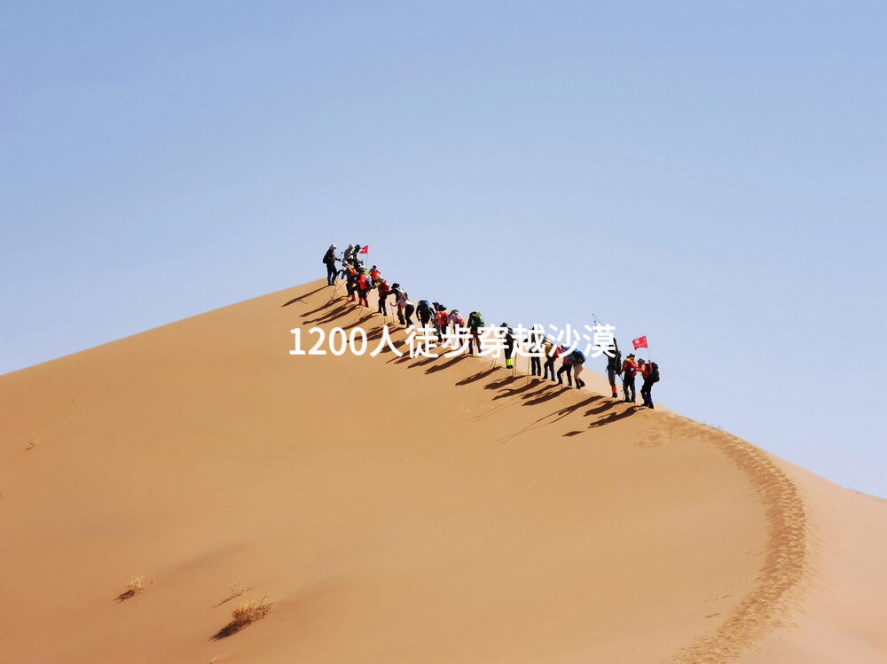 1200人徒步穿越沙漠_1